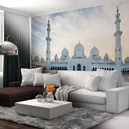 Фотообои Мечеть шейха Зайда C-338 (3,0х1,47 м), Дивино Декор 2